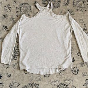 Express- shoulder-less sweater